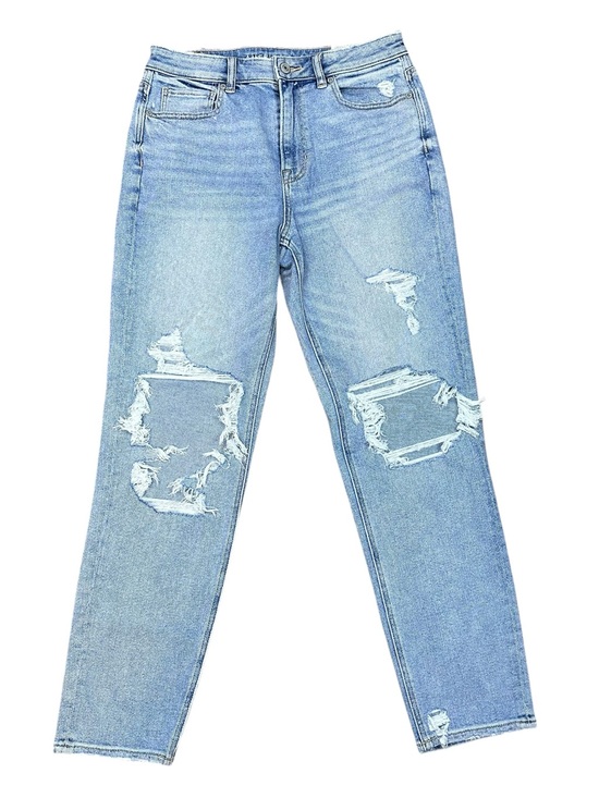 American Eagle Outfitters Denim - American Eagle Mom Jeans High Rise Light Blue Distressed Women's 6 NWT